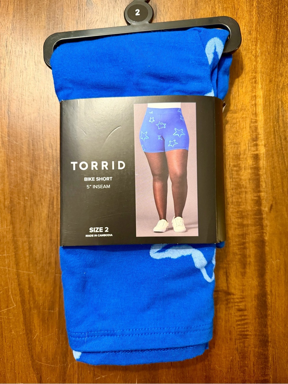 Torrid Bright Blue Bike Shorts